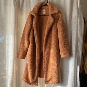 Billabong Warm Orange Teddy Jacket